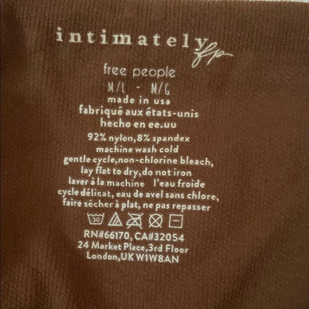 Free People Carrie Tube top in Cappuccino